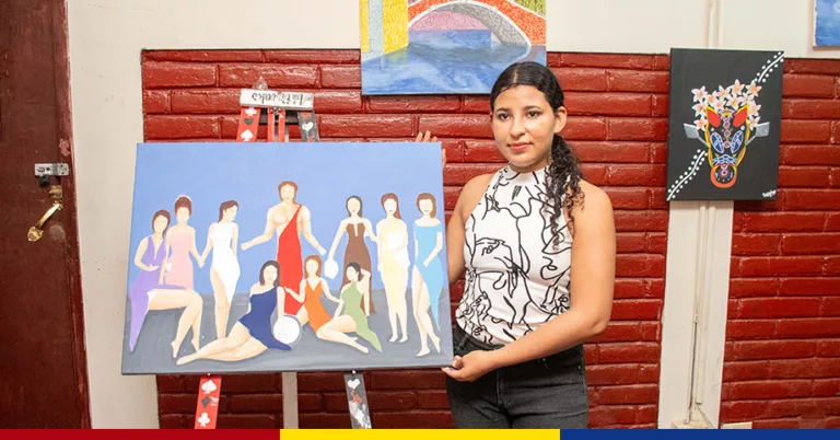 “Entre trazos”: Ninoska Espinoza y el poder transformativo del arte