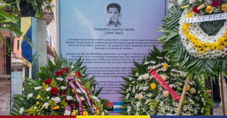 León conmemora al Líder Estudiantil Casimiro Sotelo Montenegro