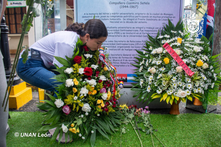 Homenaje a Casimiro Sotelo Montenegro UNAN-Leon (2)