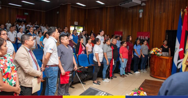 UNAN-León conmemora la Gesta Heroica de los Mártires del 6% constitucional