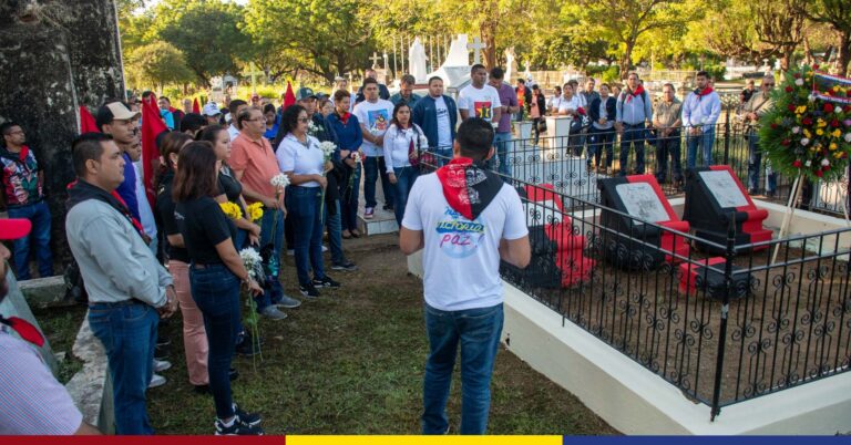 UNAN-León rinde homenaje a Uriel Sotomayor, líder estudiantil y símbolo de la mística revolucionaria