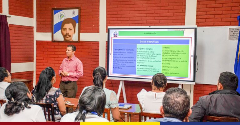 Ciencias Químicas realiza conferencia titulada: Rubén Darío Legado Literario en Hispanoamérica